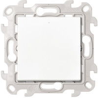 Simon Кнопочный выключатель с подсветкой 10A 250В~ белого цвета S24 Harmonie, 2420160-030