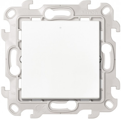 Simon Кнопочный выключатель с подсветкой 10A 250В~ белого цвета S24 Harmonie, 2420160-030