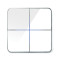 Basalte Выключатель 4-клавишный, enzo collection, цвет  white glass