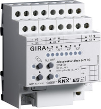 215400 Gira Уст-во управ жал-и  4-кан, 24V DC KNX/EIB REG