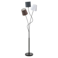 94995 Торшер MARONDA с ножн. выкл., 3х40W (E14), L275, H1520, сталь, черный/текстиль, стекло, антрац