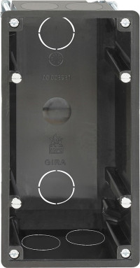 281900 Gira Монтажн. корпус 2 мест Розетка для бритвы