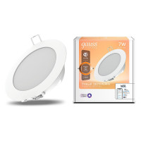 Светильник даунлайт Gauss Smart Home 7W 600lm 2700К 220-240V IP20 105*35мм диммируемый LED 1/30, 2010122