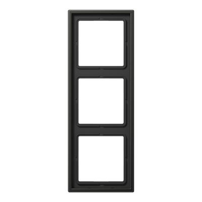 Рамка для вертикальной и горизонтальной установки, 3 поста; металл; антрацит; Aluminium, AL2983AN