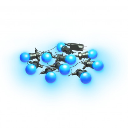 Гирлянда светодиодная "Белт Лайт" Gauss серия Holiday, 10 ламп, 7,7 м, IP44, синий, 1/6, HL063