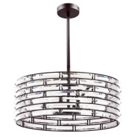 Lightstar 746068 (1240/6) Люстра AMERIGO 6х40W E14 УМБРА ПРОЗРАЧНЫЙ (в комплекте)