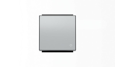 8504.2 PL - Клавиша для 1-клавишных выключателей/переключателей/кнопок с символом СВЕТ, серия SKY, цвет серебристый алюминий - 2CLA850420A1301