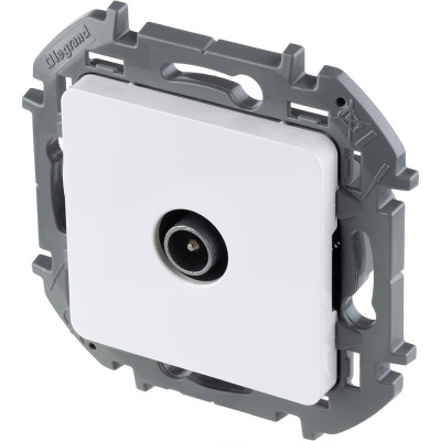 Legrand Розетка TV (телевизионная) - Legrand Inspiria - проходная 14дБ 5-862мГц - белый, 673860