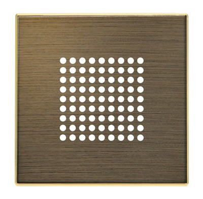 8529 OE - Накладка для механизма зуммера 8119, звонка 8124 и громкоговорителя 9329, серия SKY, цвет античная латунь - 2CLA852900A1201