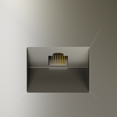 Розетка компьютерная встраиваемая VOLTUM S70 RJ45 кат.6, (шелк), VLS060104