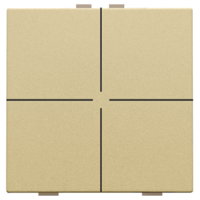 Niko Home Control Золото Кнопка 4-клавишная, 221-51004