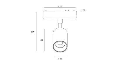 Светильник трековый SL-SLIM-SPWH-15-CCT 48В 15Вт 2700-6000К SWG PRO бел. DesignLed 00-00022089