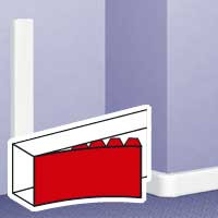 Legrand Полная крышка шириной 180 мм - для кабель-канала DLP 65x195 - 2м - белый, 010526