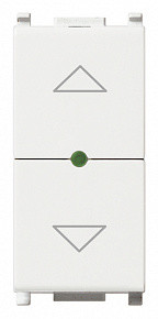 Vimar Переключатель для управления жалюзи Quid, белый, 14196