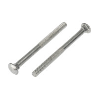 Болт мебельный DIN 603, 8,0х100мм, короб (25 шт/уп) KRANZ, KR-01-3511-027