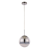 Arte Lamp JUPITER chrome, Подвес, цвет арматуры - ХРОМ, цвет плафона/декора - ХРОМ, ПРОЗРАЧНЫЙ, 1х60W E27, A7961SP-1CC