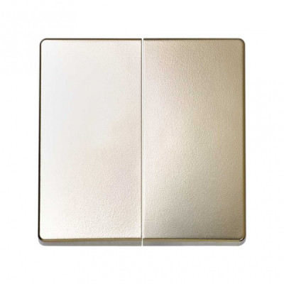 Simon 82 Клавиша двойная для перекрестного выключателя цвета шампань, 8202026-034