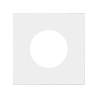 Simon 10000047-230 Накладка евро-американской розетки цвета белый матовый S100