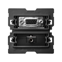 Simon 10000564-039 Розетка VGA HD15 + Mini-Jack 3.5mm S100