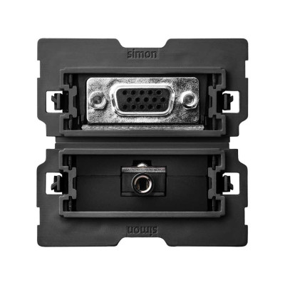 Simon 10000564-039 Розетка VGA HD15 + Mini-Jack 3.5mm S100