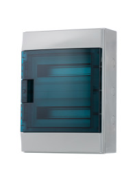 65P12X22A - Бокс настенный 24М прозрачная дверь Mistral65 (с клемм) 65P12X22A - Бокс настенный 24М прозрачная дверь Mistral65 (с клемм)