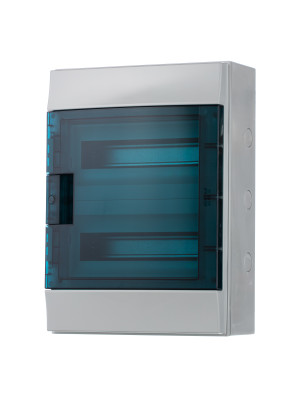 65P12X22A - Бокс настенный 24М прозрачная дверь Mistral65 (с клемм)