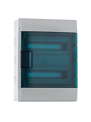 65P12X22A - Бокс настенный 24М прозрачная дверь Mistral65 (с клемм)