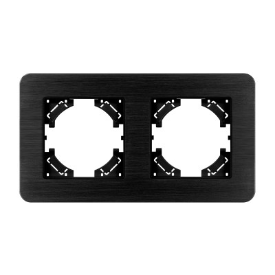 049725 - Рамка алюминиевая FRM-AKIRY-AL-2-BK (Arlight, -)