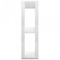 Vimar Накладка на 2 модуля для панелей металл белая, 16782.01 Vimar Накладка на 2 модуля для панелей металл белая, 16782.01