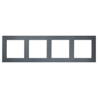 IRIDIUM Вставка на 4 поста, графит, INP404