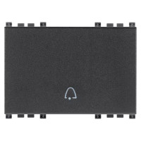 Vimar Клавиша на 3 модуля с симв "звонок", серая, 19023.C Vimar Клавиша на 3 модуля с симв "звонок", серая, 19023.C