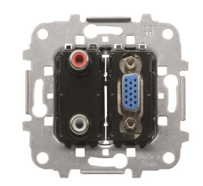 8155.52 - Механизм разъёма 2xRCA+VGA Механизм разъёма 2xRCA+VGA