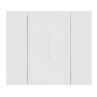 Выключатель 1-клавишный с подсветкой, Meiton, цвет белый