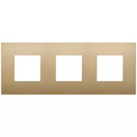 Vimar Накладка CLASSIC на 6 модулей (2+2+2) расстояние между центрами 71мм золото матовое, 19644.78