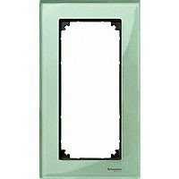 M-Elegance Рамка 2-ная без перегородк., стекло изумруд