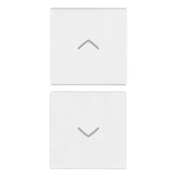 Vimar Две клавиши 1М для автоматизации, с символом "стрелка",белые, 19751.2.B