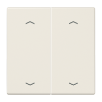 Клавиши для сдвоенной кнопки BCU; белые, LS995MP