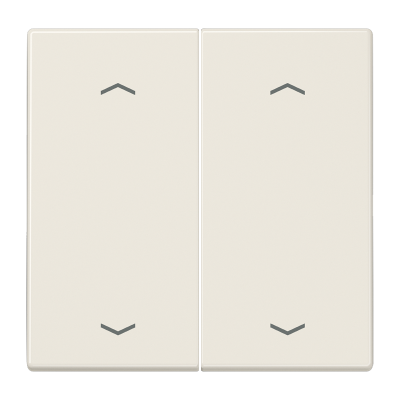 Клавиши для сдвоенной кнопки BCU; белые, LS995MP