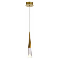 ST LUCE SL6111.203.01 Люстра подвесная ST-Luce Золотистый/Прозрачный LED 1*3W 3000K