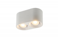 Denkirs DK3036-WH Светильник накладной IP 20, 10 Вт, GU5.3, LED, белый, пластик