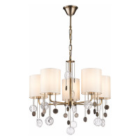 Evoluce SLE107933-05 Светильник подвесной Бронза/Бежевый E14 5*40W