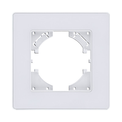 Рамка 1-постовая, белый Kollinger Eleganz Acryl EA1WH