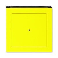 3559H-A00700 64 - Накладка ABB Levit для выключателя карточного жёлтый / дымчатый чёрный - 2CHH590700A4064