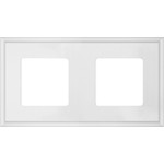 FD01602WH Fede FEDE MARCO Рамка на 2 поста гор./верт., цвет white