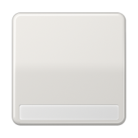 Клавиша для выключателя с полем для надписи; светло-серая, CD590NALG