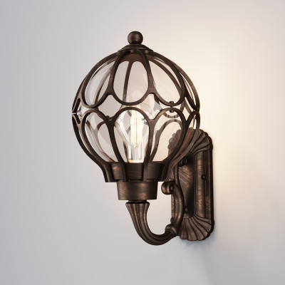 Maytoni Outdoor Via Бра Золото Антик, O024WL-01G