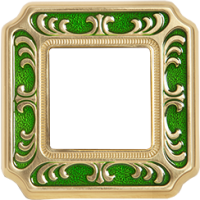 FD01351VEEN Fede Siena Smalto Italiano Рамка 1-ная, Emerald Green
