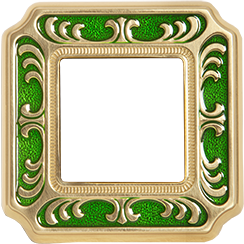 FD01351VEEN Fede Siena Smalto Italiano Рамка 1-ная, Emerald Green