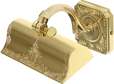 FD1022LEDPOB Fede Подсветка картин из латуни "Small Shade" SIENA со встроенным светодиодом, Bright Gold