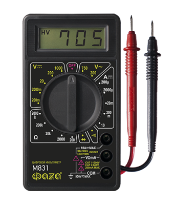Мультиметр ФАZА цифровой M831, 5000391
